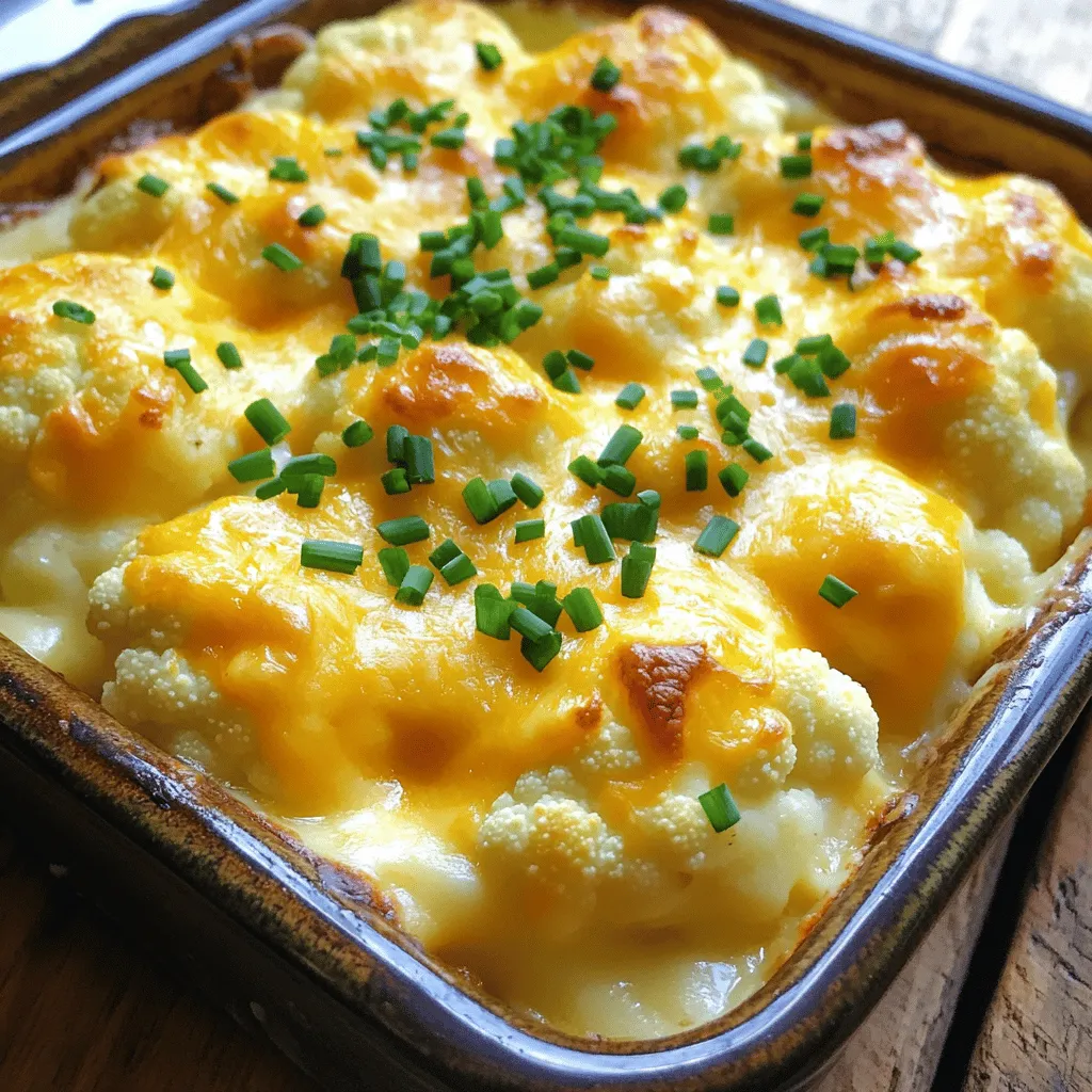 Easy Cheesy Cauliflower Bake Simple and Quick Dish