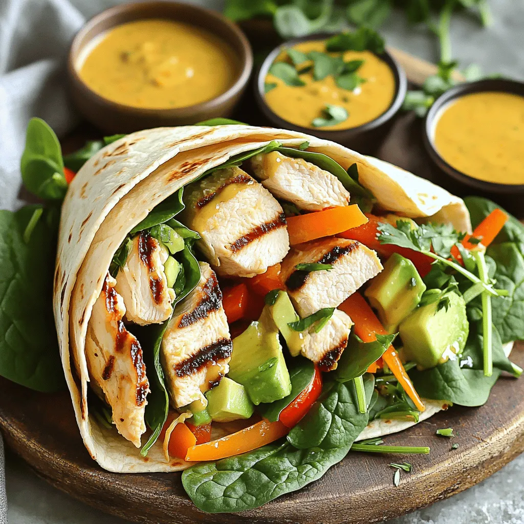 Honey Mustard Chicken Wraps Flavorful Healthy Meal