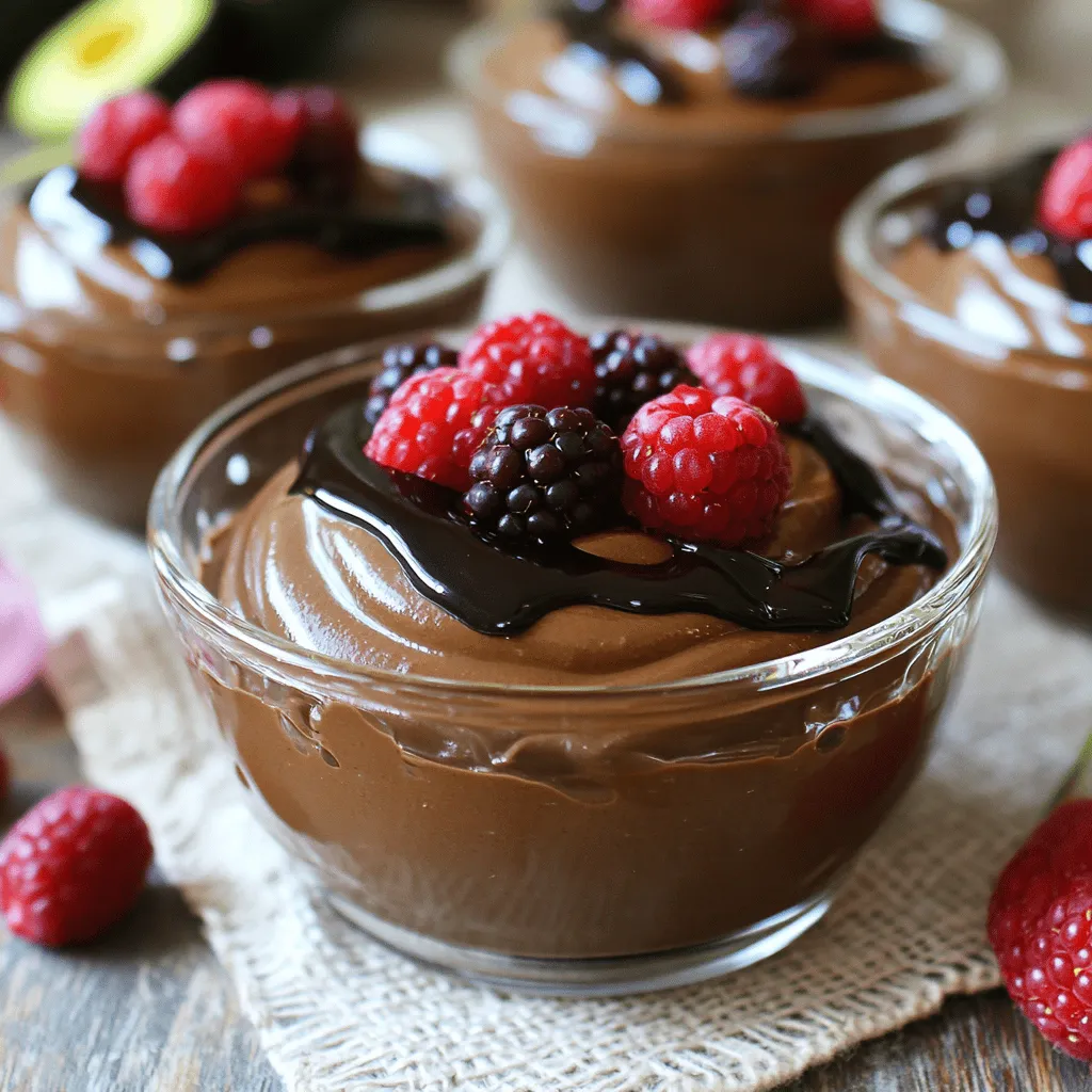 Chocolate Avocado Mousse Rich and Creamy Delight