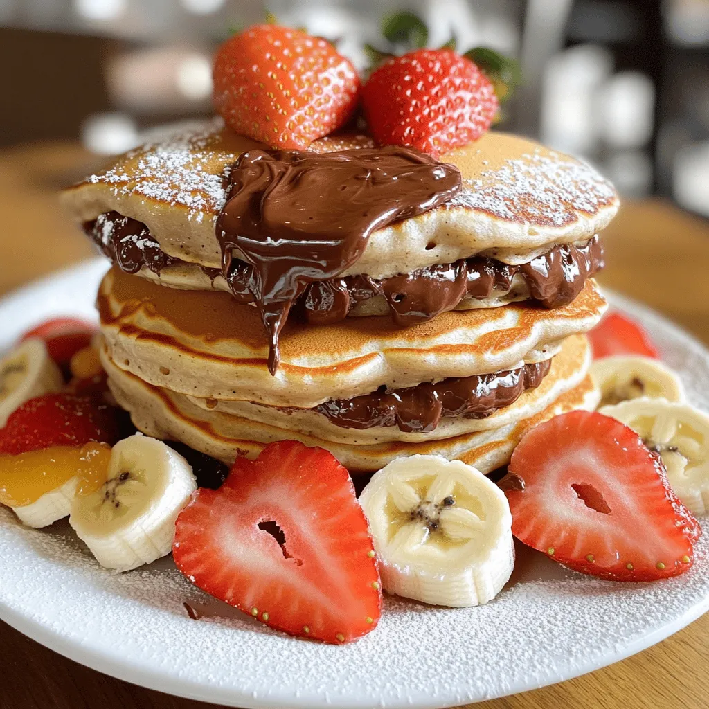 Nutella Stuffed Pancakes Irresistible Breakfast Treat