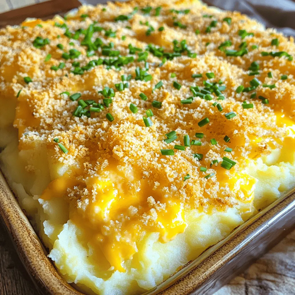 Cheesy Mashed Potato Casserole Simple and Tasty Dish
