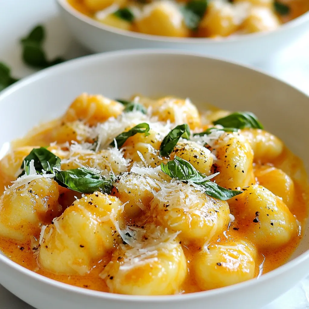 Creamy Tomato Basil Gnocchi Simple and Savory Dish