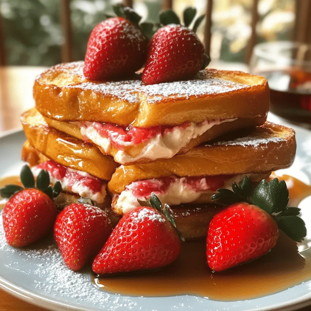Strawberry Cream Cheese French Toast Delightful Recipe