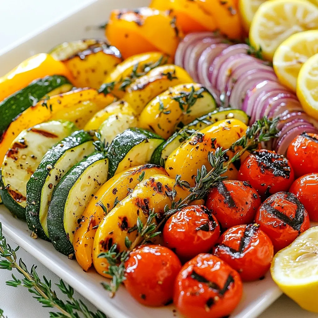 Lemon Herb Grilled Veggies Fresh and Flavorful Dish