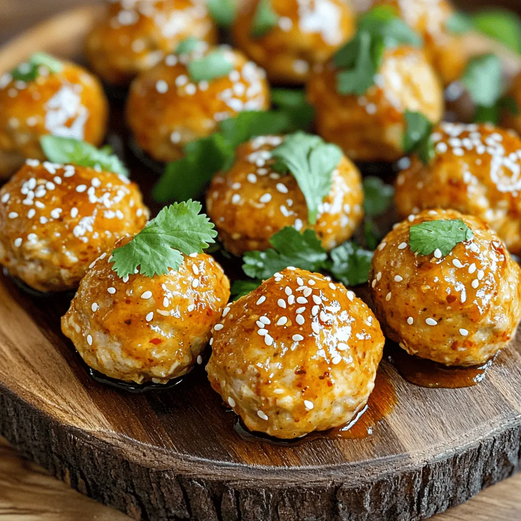 Sweet Chili Chicken Meatballs Flavorful and Easy Recipe
