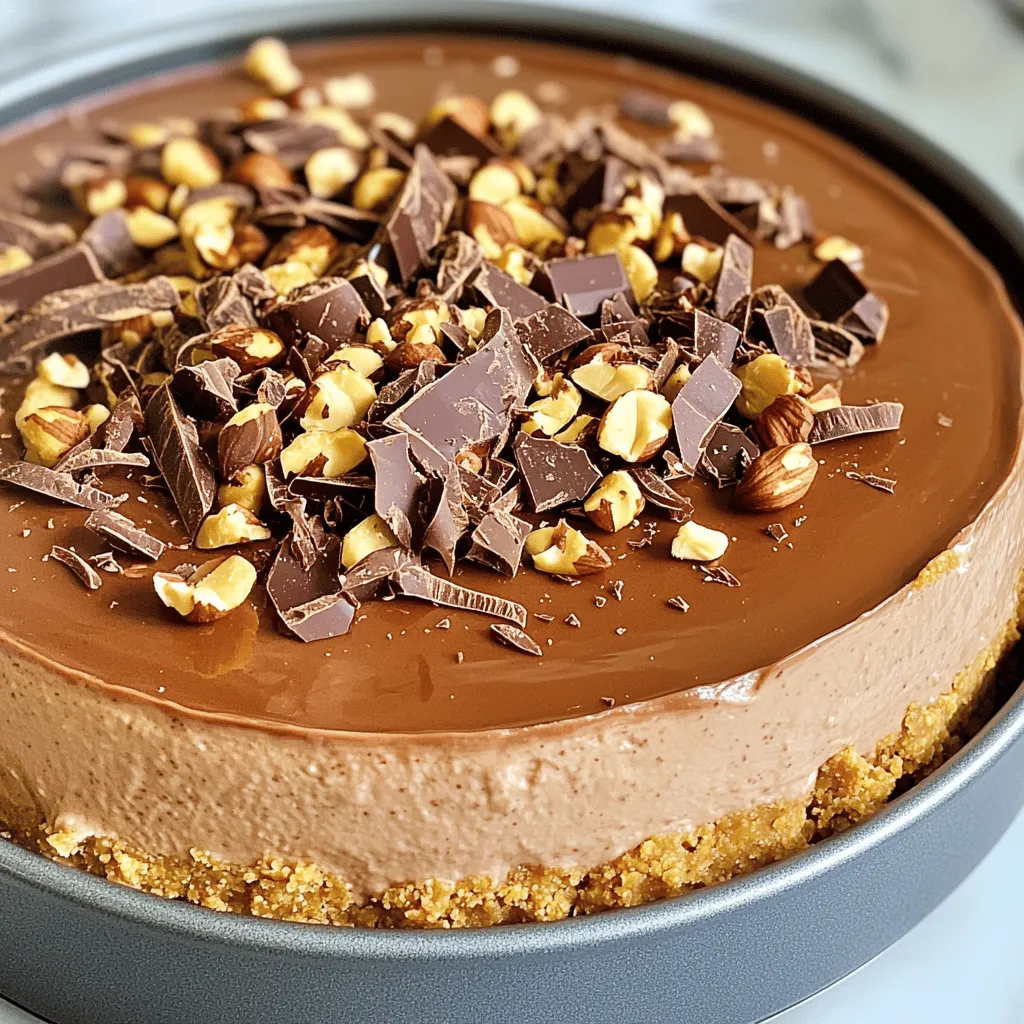 No-Bake Nutella Cheesecake Delightful and Easy Recipe