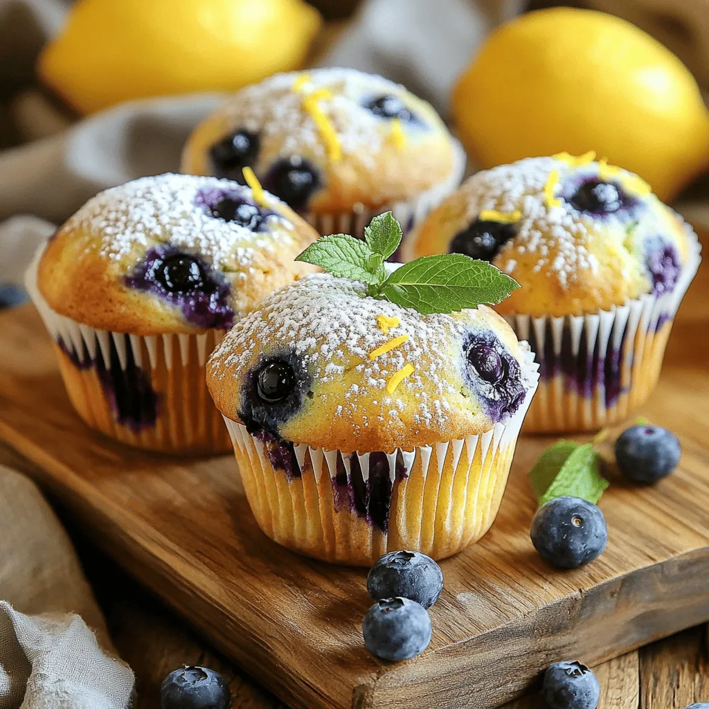 Lemon Ricotta Blueberry Muffins Easy and Delicious