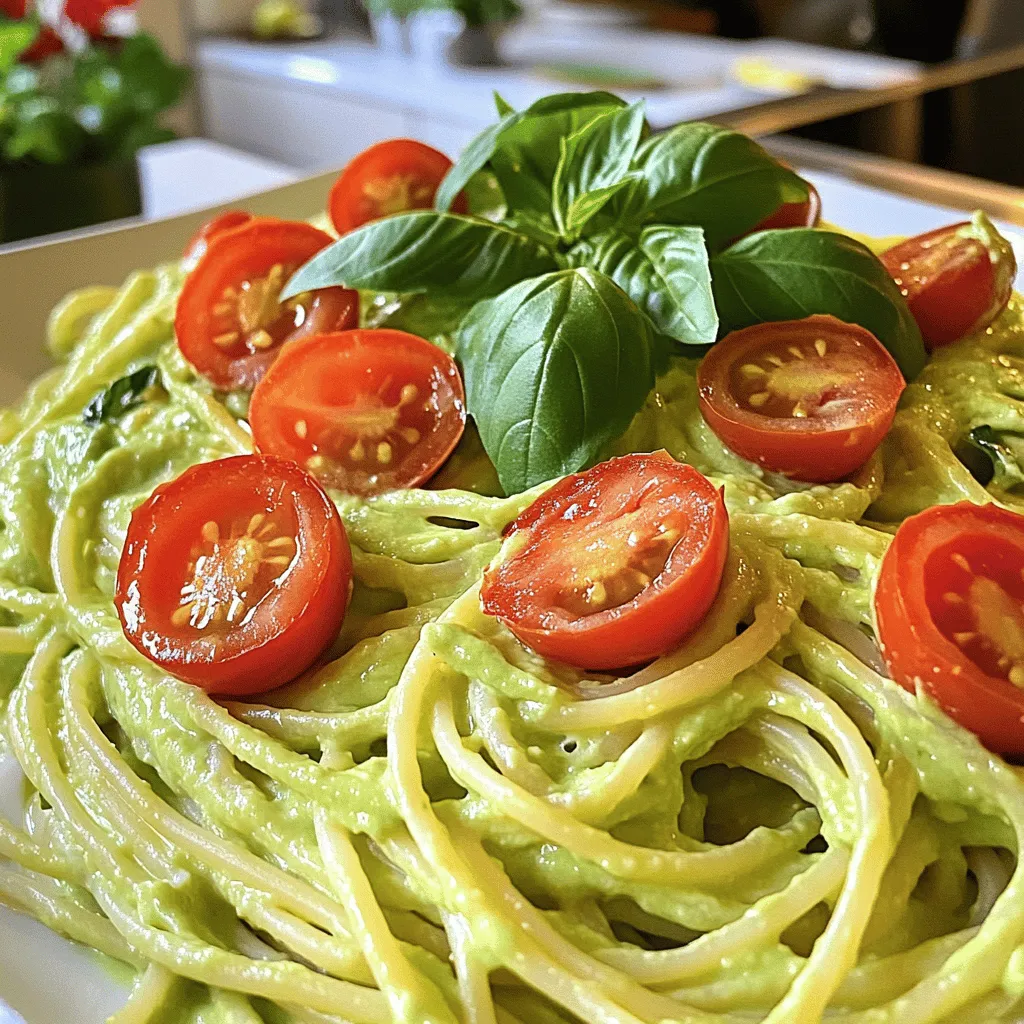 Creamy Avocado Pasta Easy and Delicious Recipe
