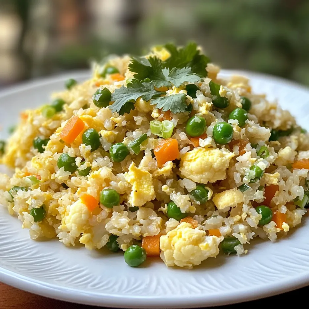 Cauliflower Fried Rice Flavorful and Easy Dish