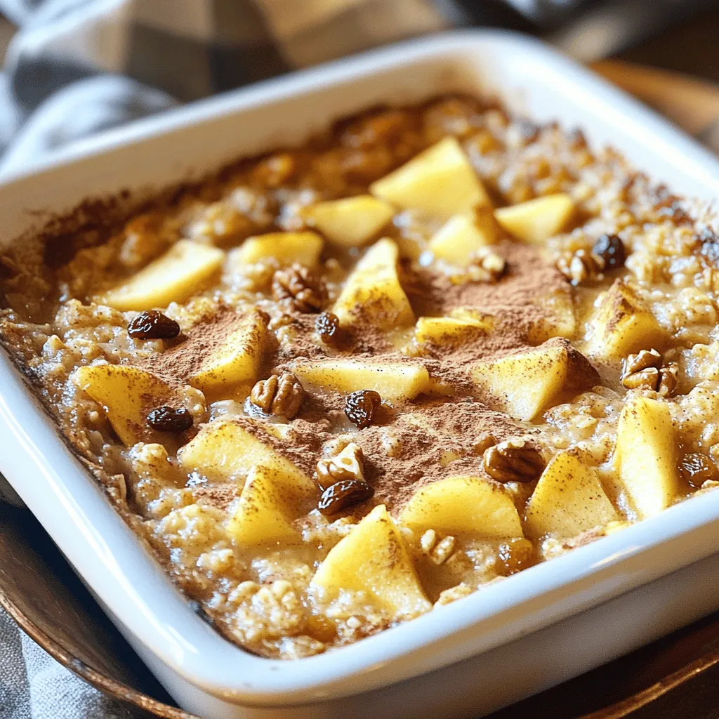 Cinnamon Apple Oatmeal Bake Easy and Delicious Treat