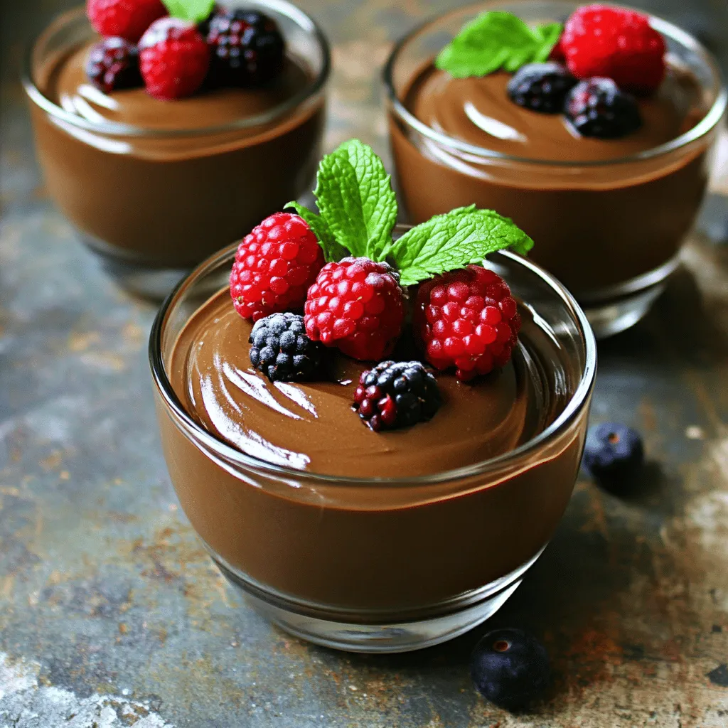 Vegan Chocolate Mousse Rich and Creamy Delight