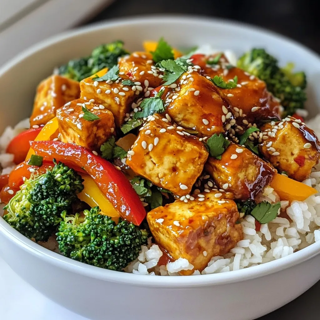 Sweet Chili Tofu Stir-Fry Flavorful and Simple Recipe