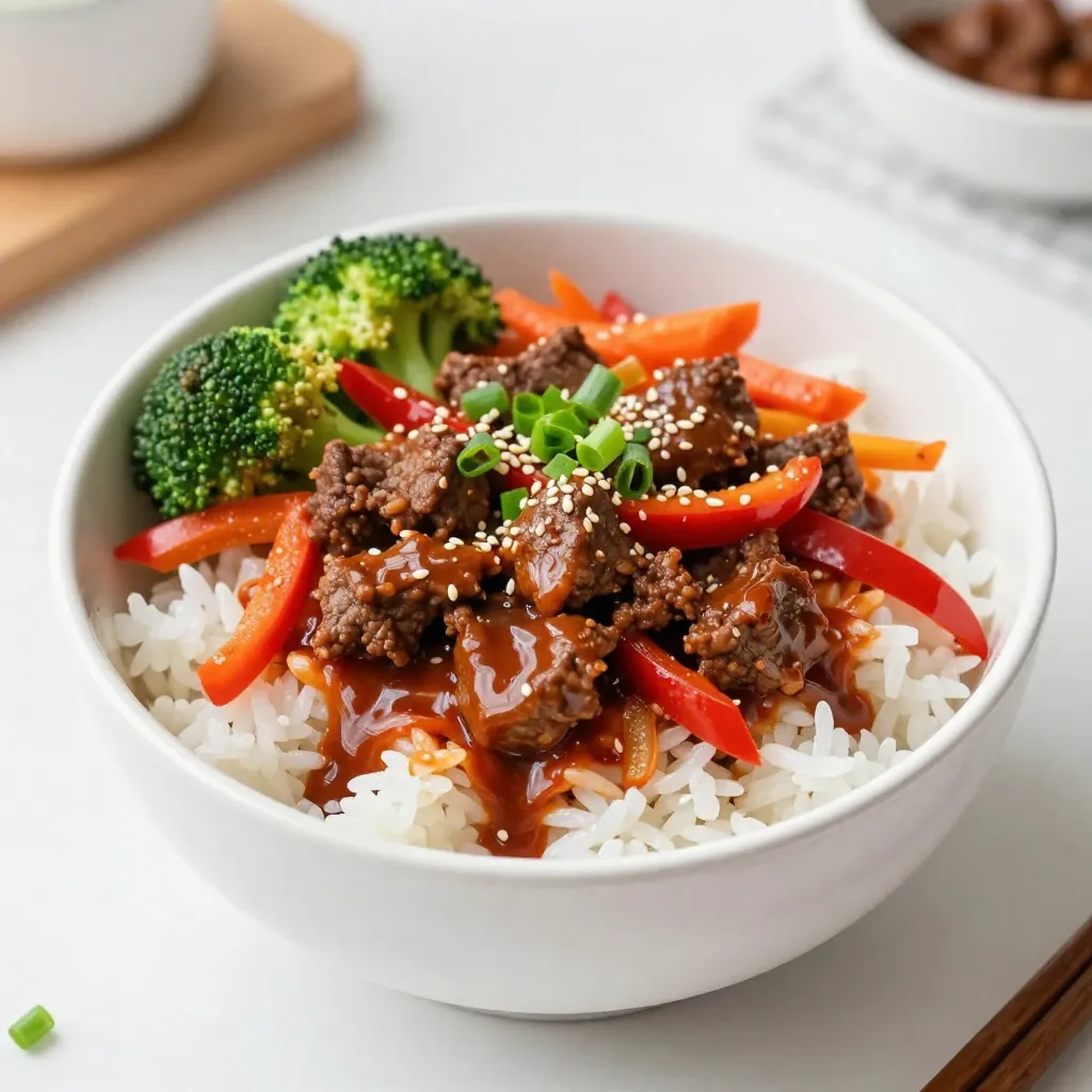 Spicy Korean Beef Bowls Flavorful and Easy Meal