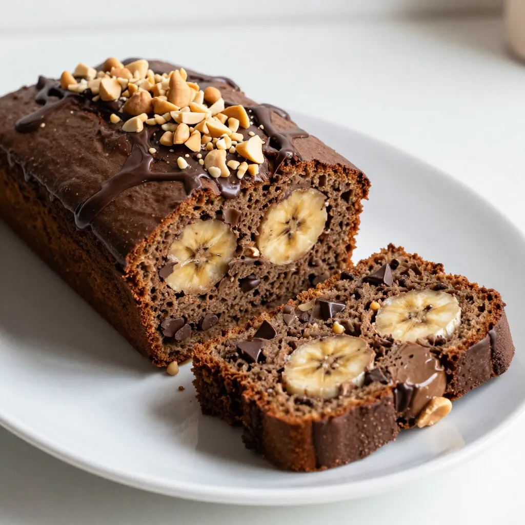 Chocolate Peanut Butter Banana Bread Flavorful Delight