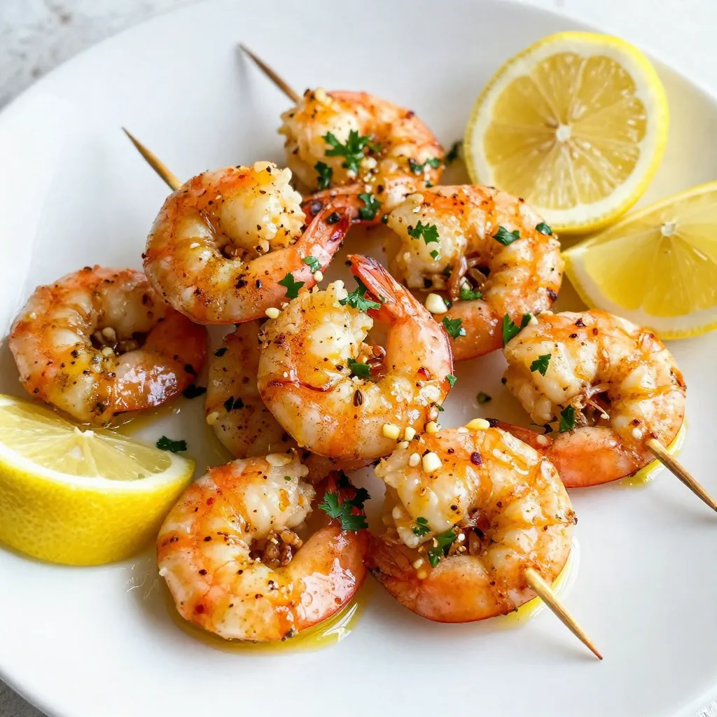 Lemon Garlic Grilled Shrimp Flavorful and Easy Recipe