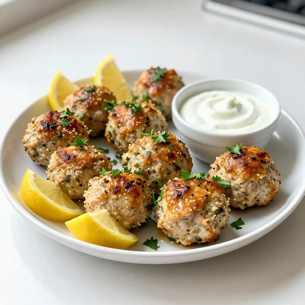 Lemon Herb Chicken Meatballs Flavorful and Easy Recipe