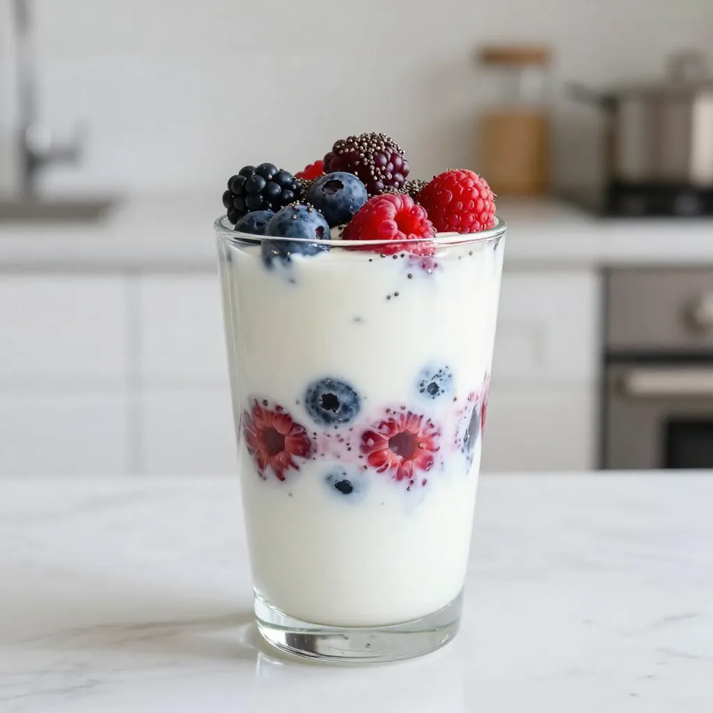 Coconut Berry Smoothie Refreshing and Healthy Recipe