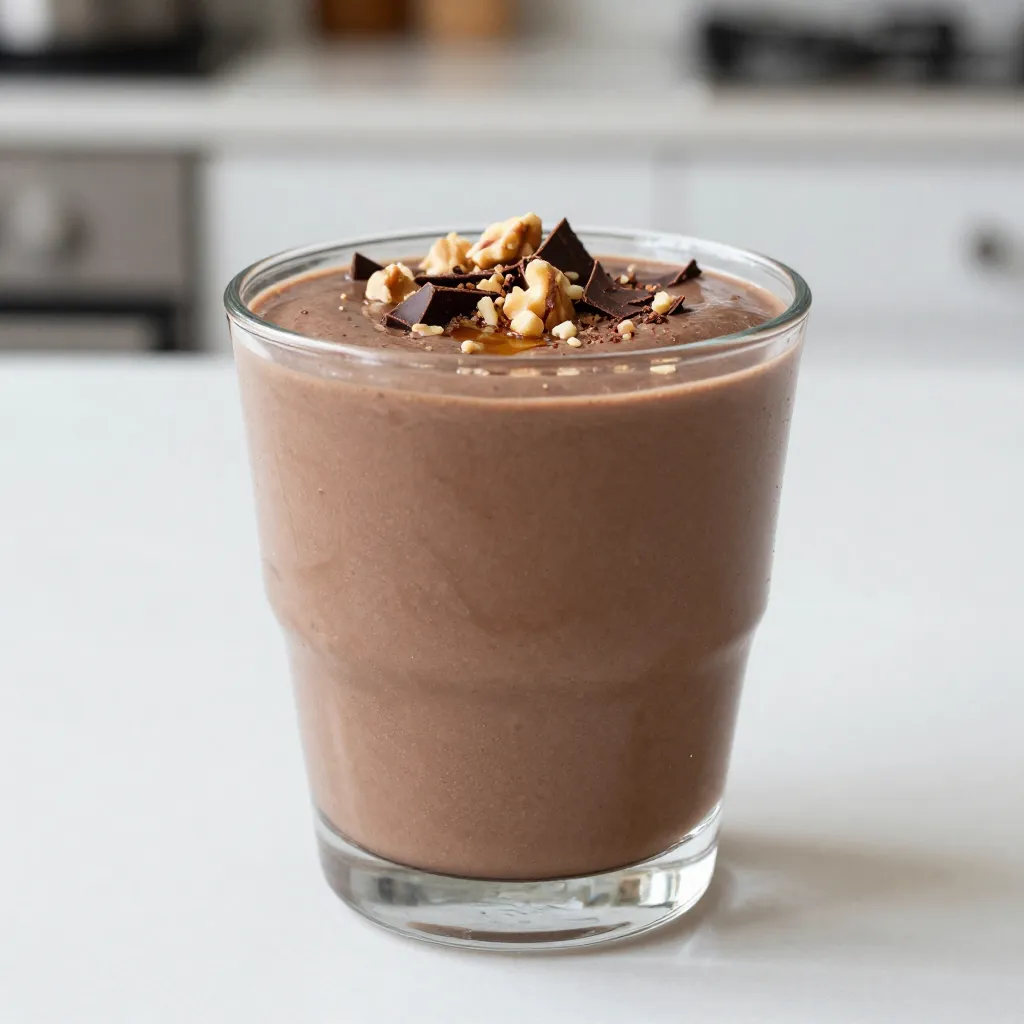 Chocolate Peanut Butter Smoothie Creamy and Nutritious