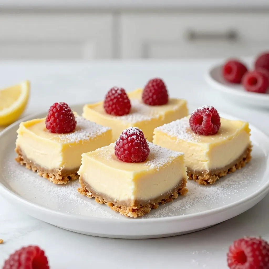 Lemon Raspberry Cheesecake Bars Delightful Dessert Recipe