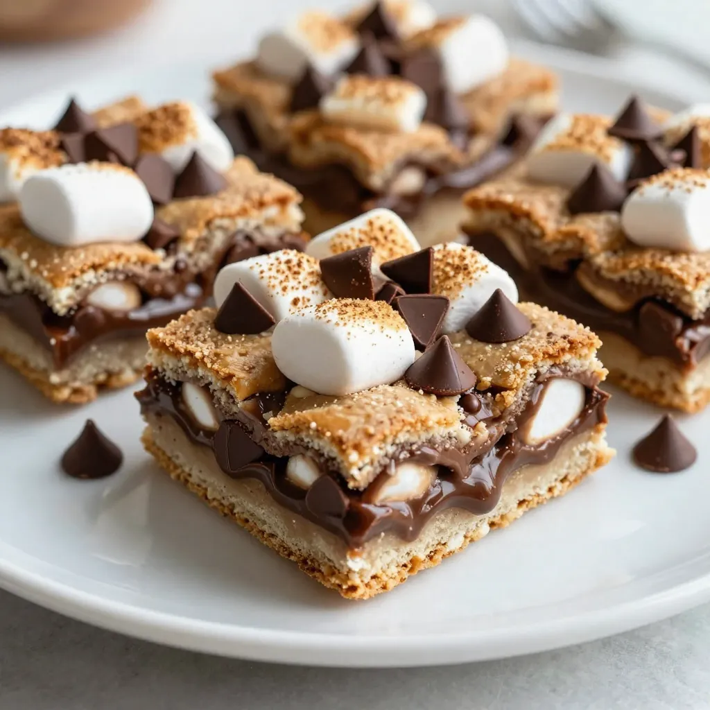 Chocolate Chip S&#8217;mores Bars Irresistible Sweet Treat