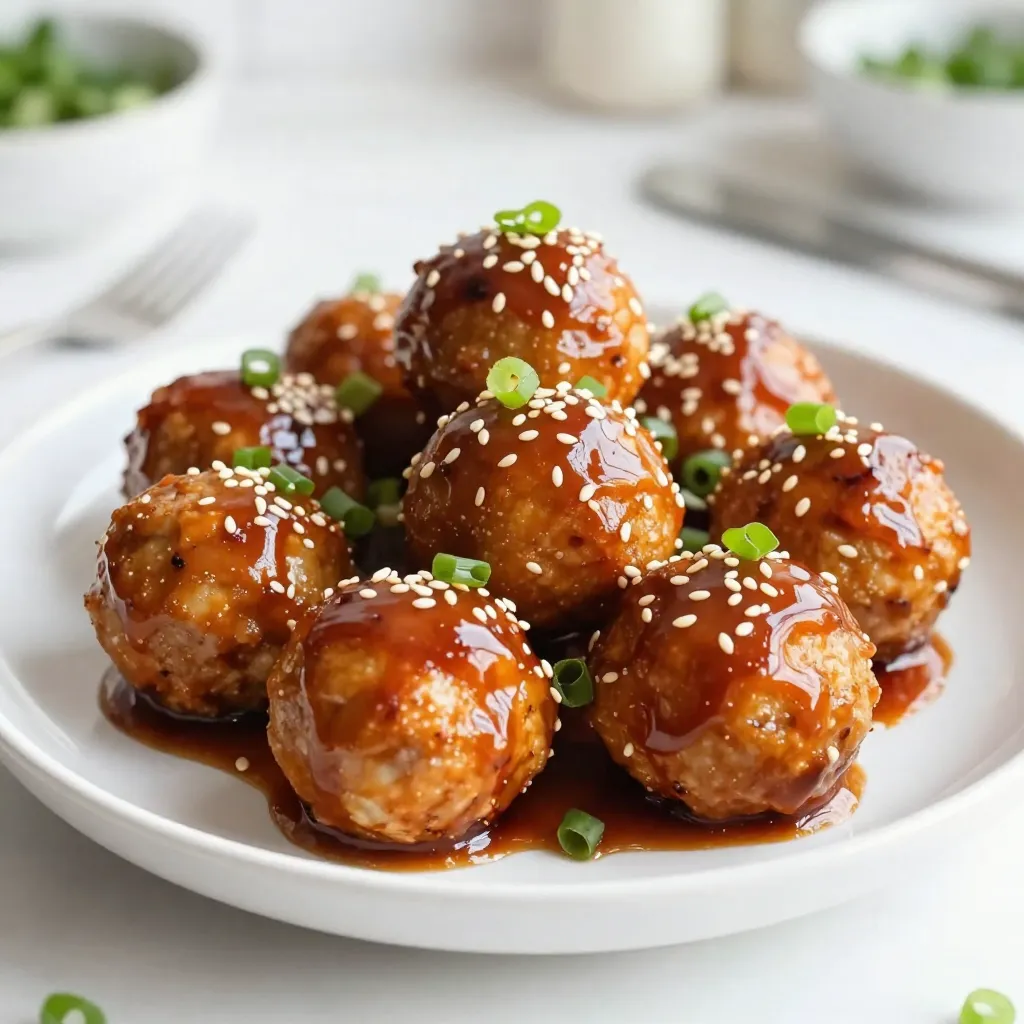 Teriyaki Garlic Meatballs Flavorful and Easy Recipe