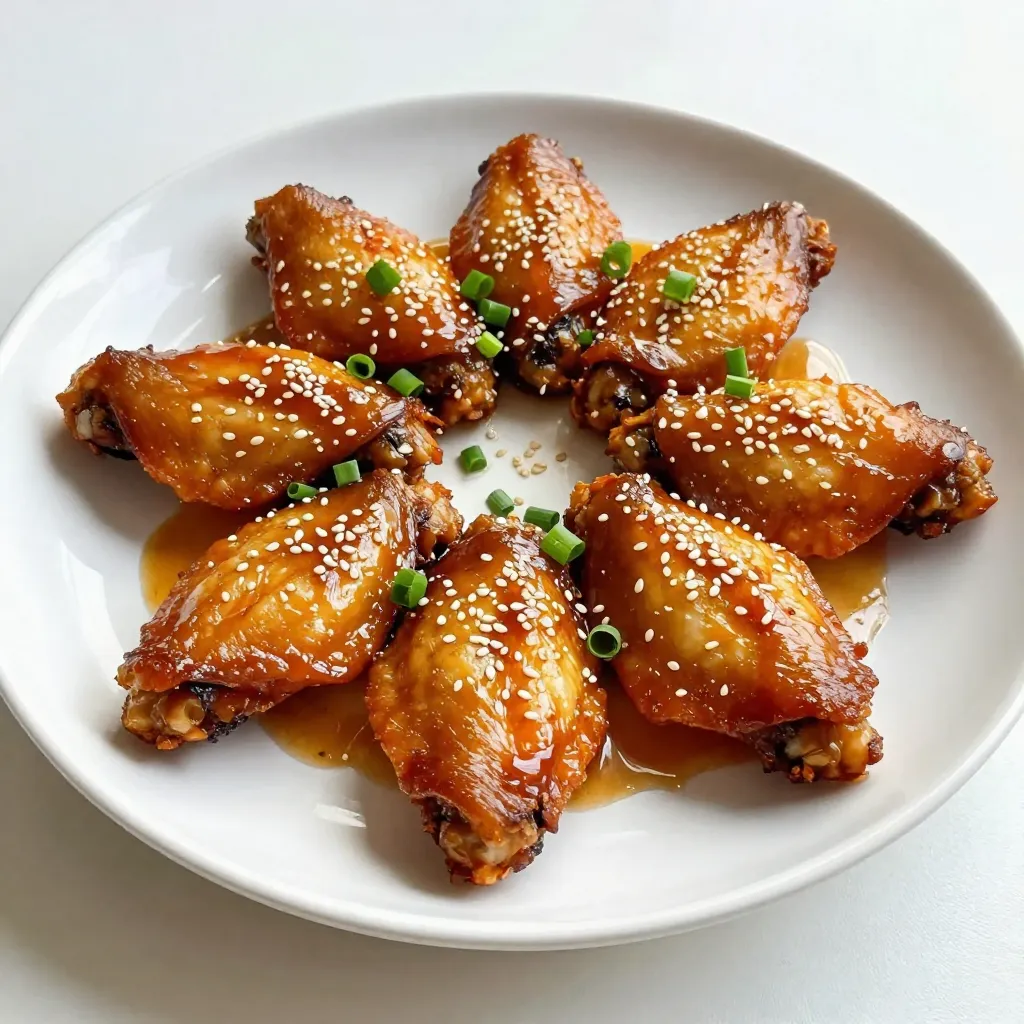 Spicy Honey Garlic Wings Savory and Crispy Delight