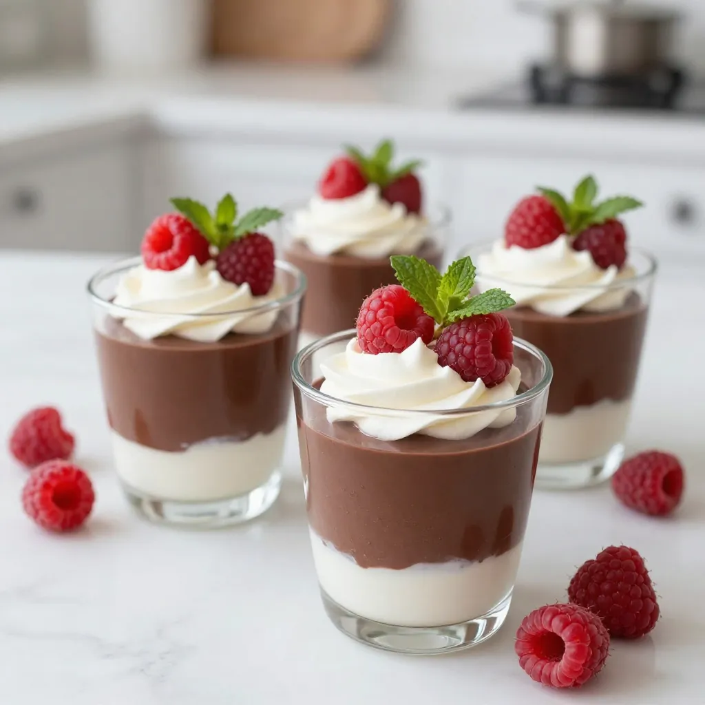 Chocolate Raspberry Mousse Cups Delightful Dessert Idea