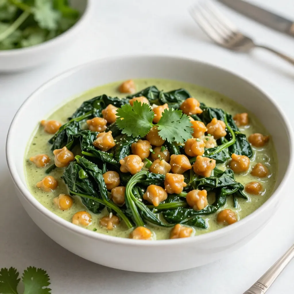 Chickpea Spinach Coconut Curry Flavorful and Healthy Meal