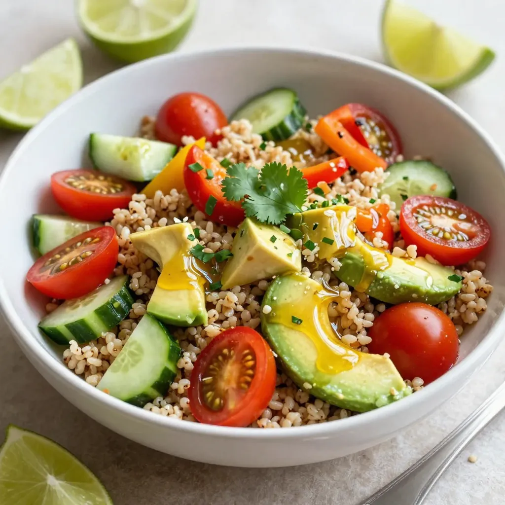 Honey Lime Quinoa Salad Refreshing and Flavorful Dish
