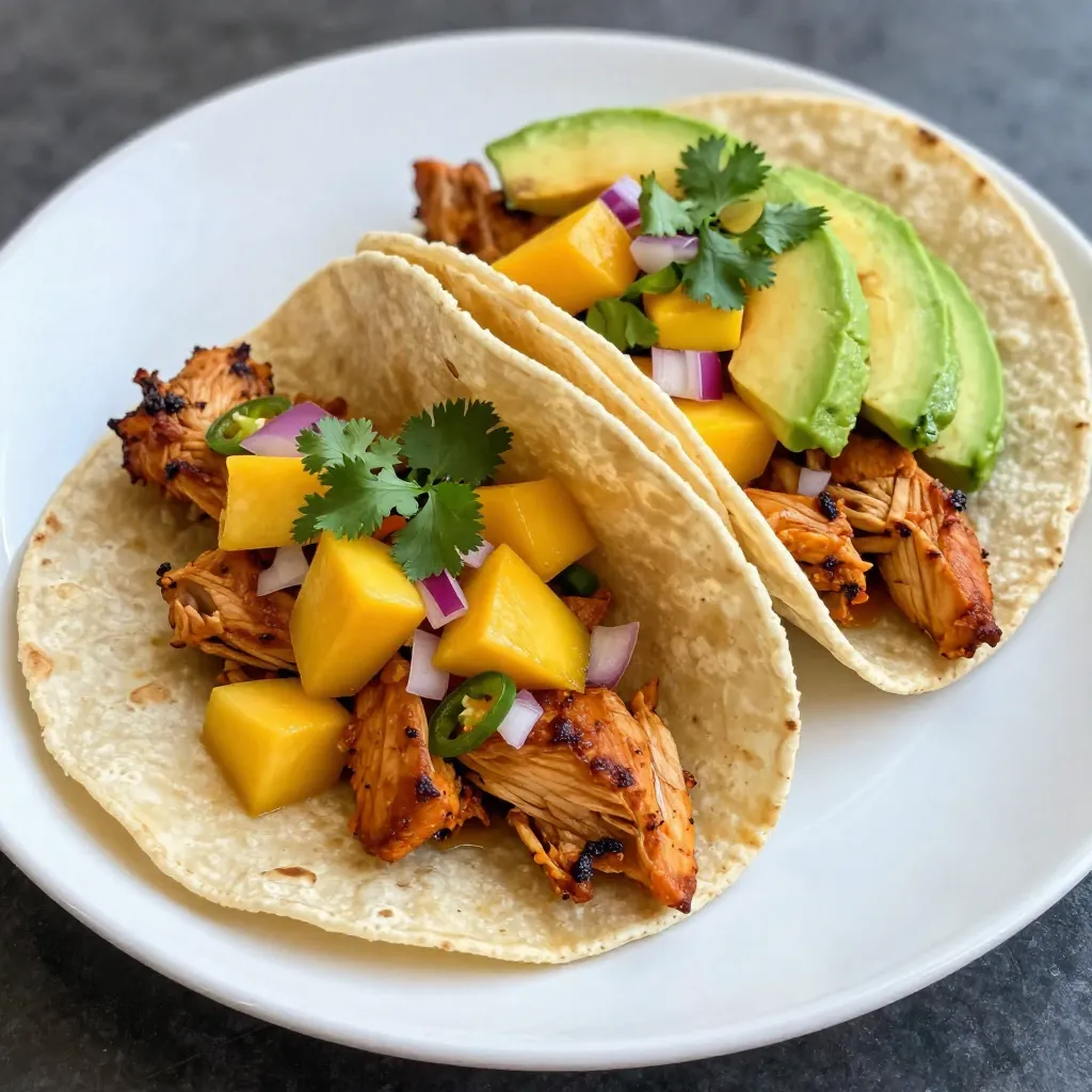 Mango Habanero Chicken Tacos Bold and Flavorful Dish