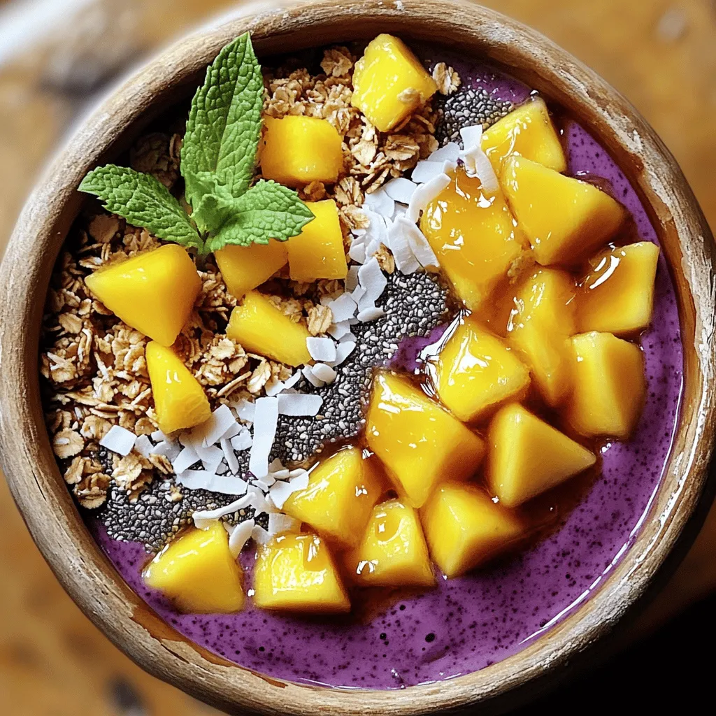 Tropical Acai Bowl Fresh and Flavorful Recipe