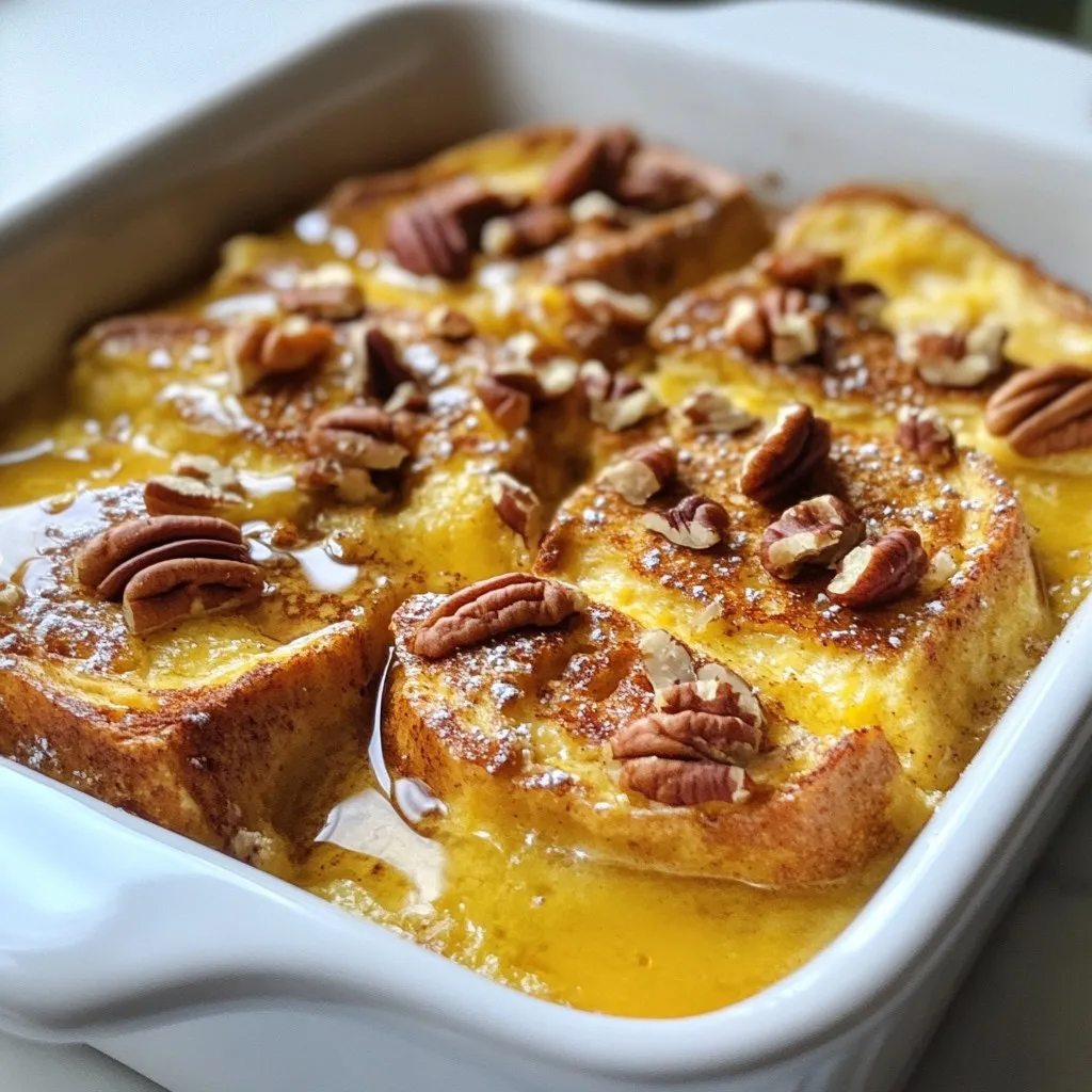 Pumpkin Spice French Toast Bake Irresistible Delight