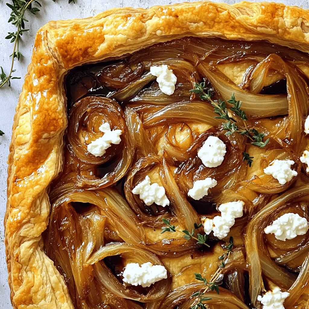 Caramelized Onion and Goat Cheese Tart Delight