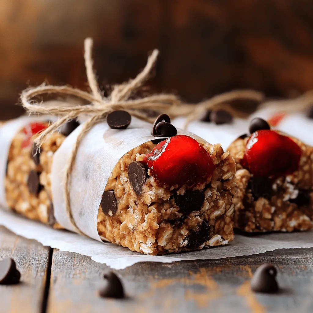 Cherry Chocolate Protein Bars Nutritious and Simple