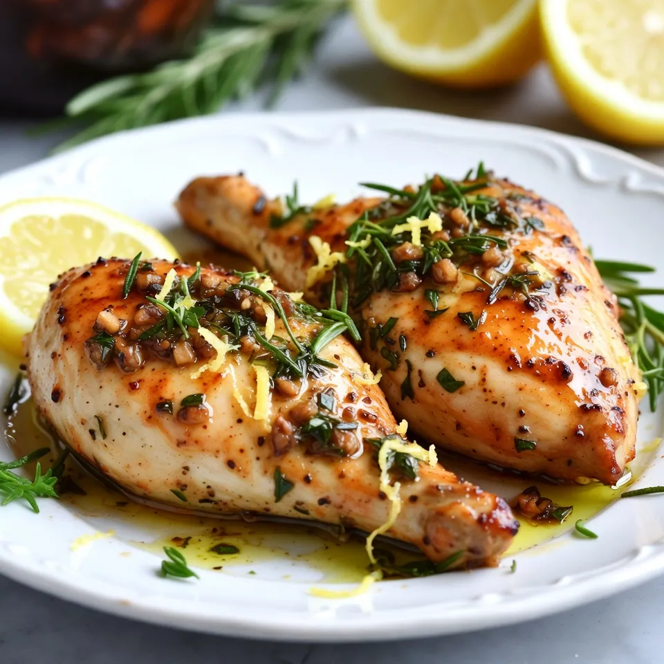 Garlic Herb Roasted Chicken Breasts Juicy and Flavorful