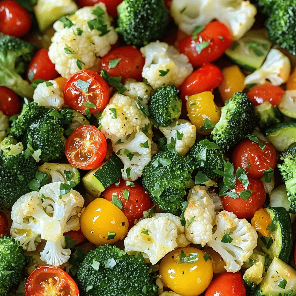 Garlic Herb Roasted Veggies Flavorful and Simple Dish