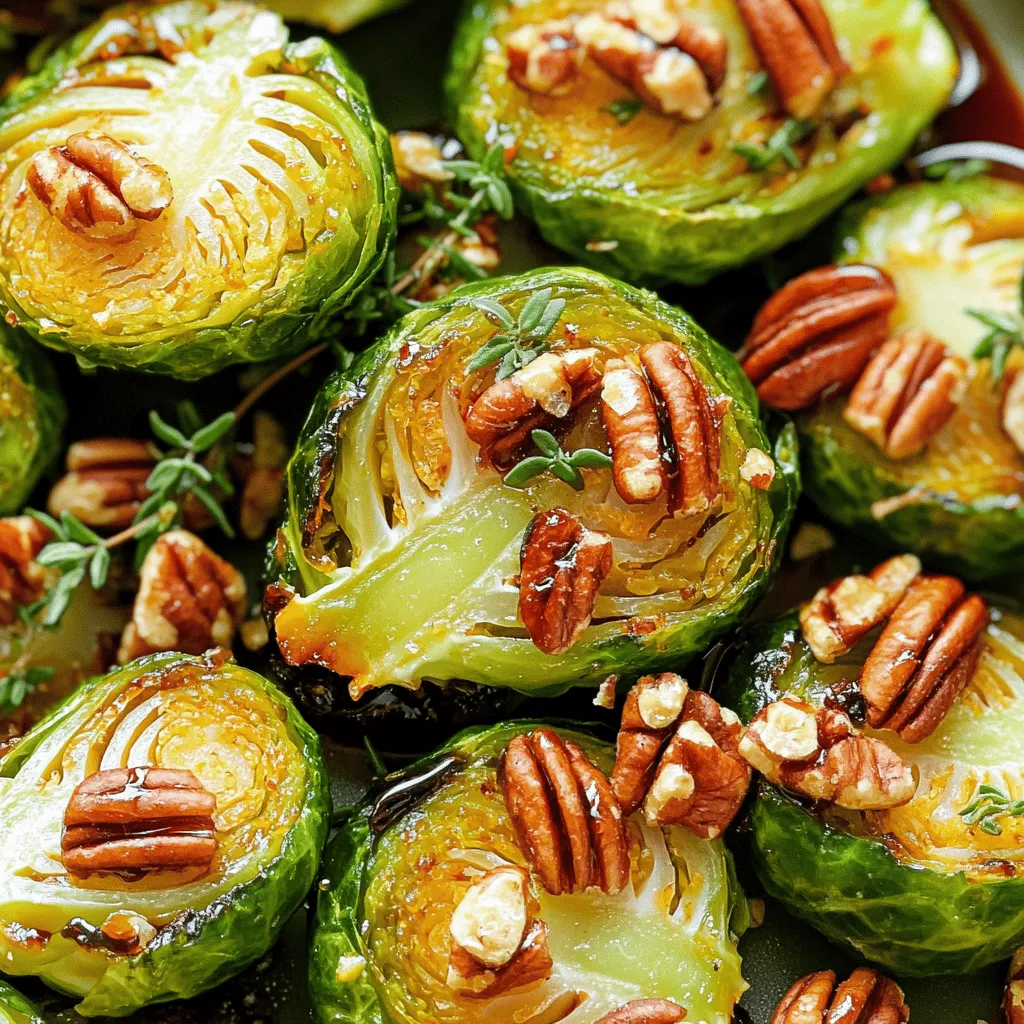 Maple Glazed Brussels Sprouts Flavorful Roasted Delight