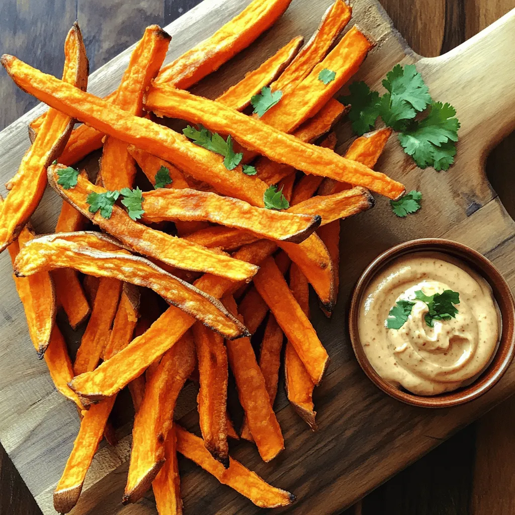 Savory Sweet Potato Fries with Chipotle Aioli Delight