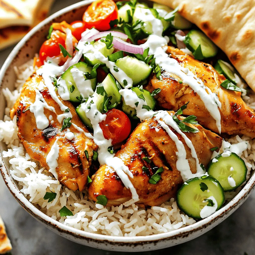 Chicken Shawarma Rice Bowl Flavorful Meal Idea