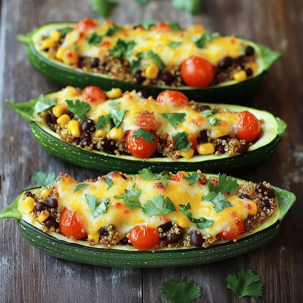 Savory Stuffed Zucchini Boats Flavorful and Easy Meal