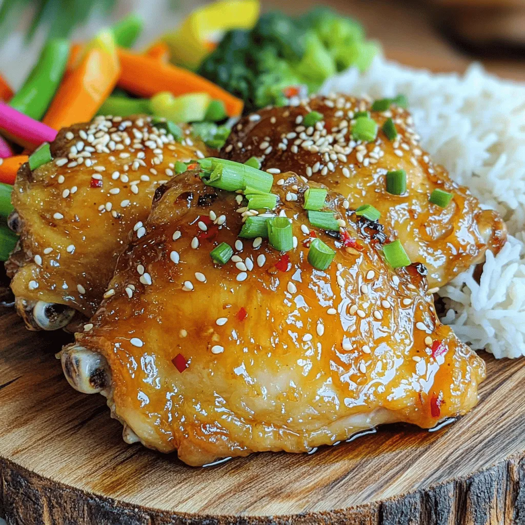 Honey Garlic Chicken Thighs Flavorful Dinner Delight