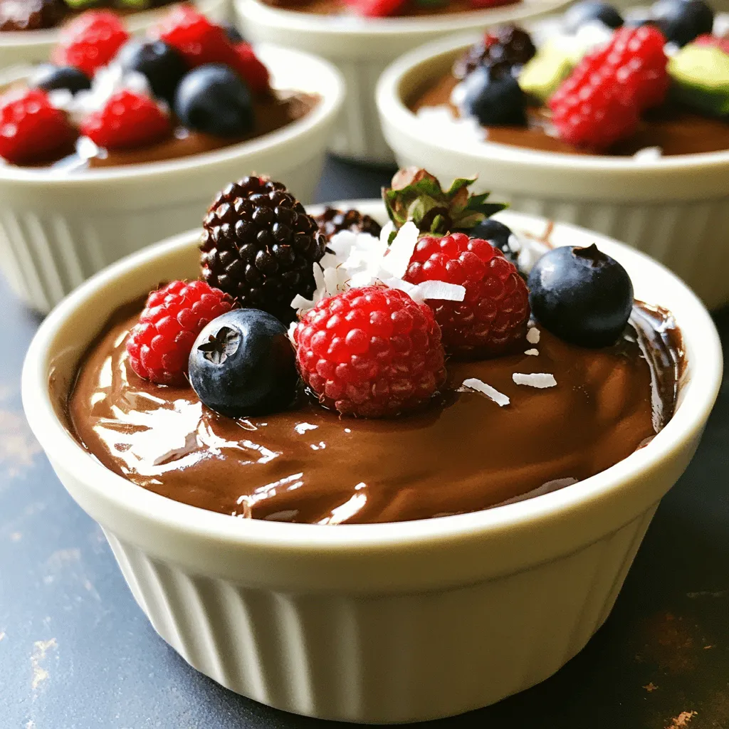 Dairy-Free Chocolate Avocado Mousse Smooth Delight
