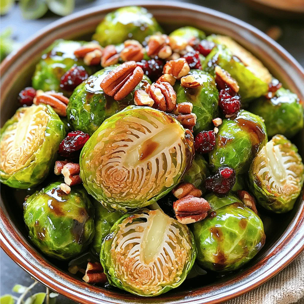 Balsamic Glazed Brussels Sprouts Simple and Tasty Dish