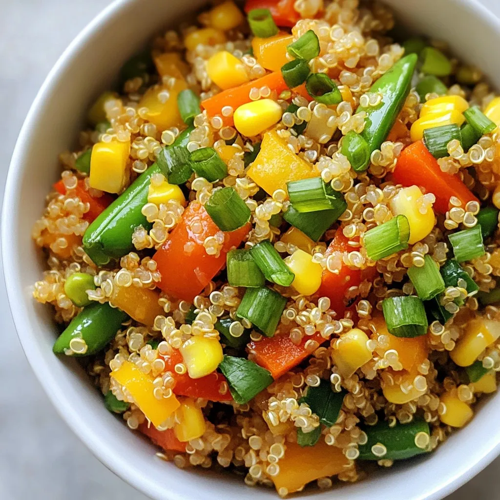 Veggie Loaded Quinoa Fried Rice Healthy and Tasty Dish
