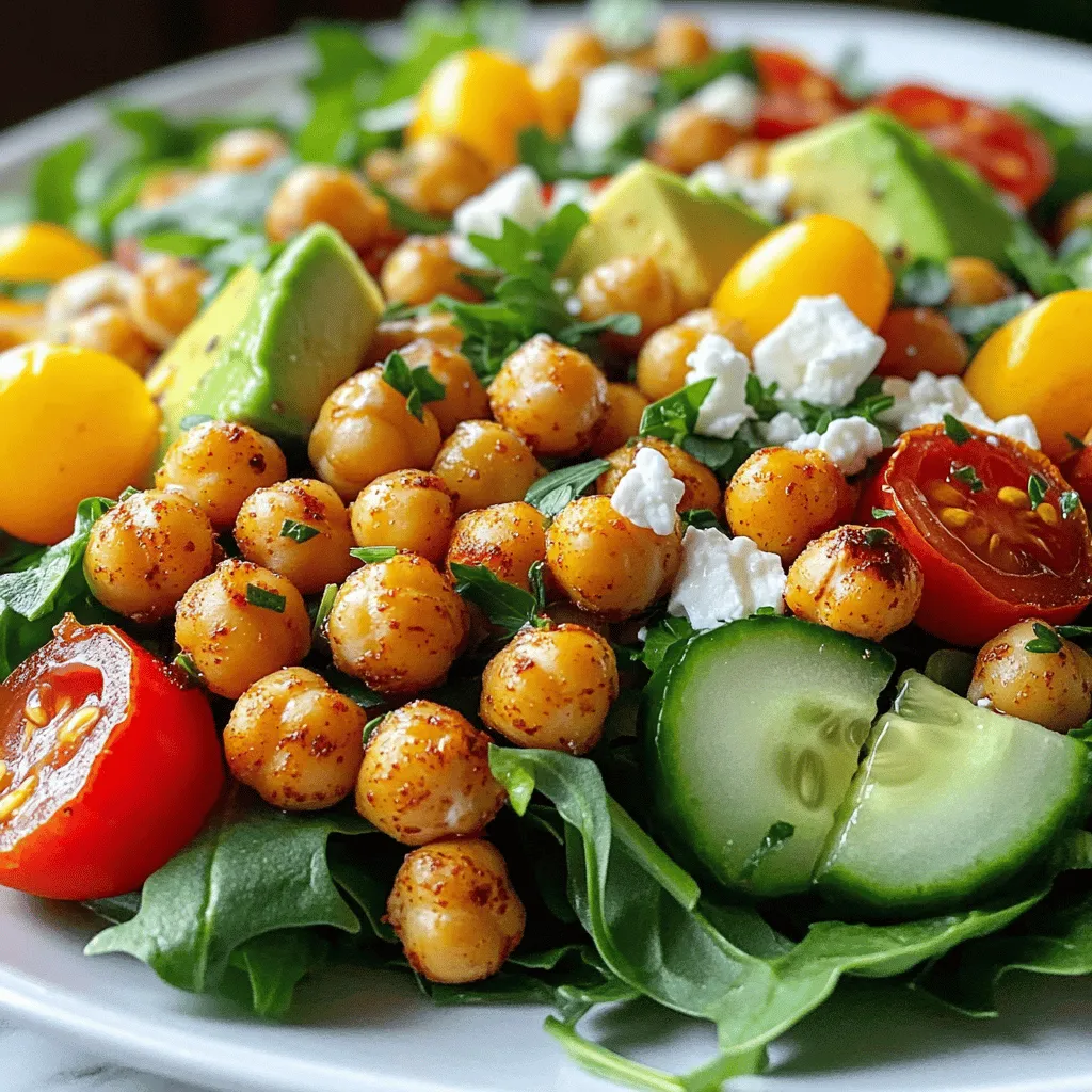 Crispy Chickpea Salad: Healthy and Filling Delight