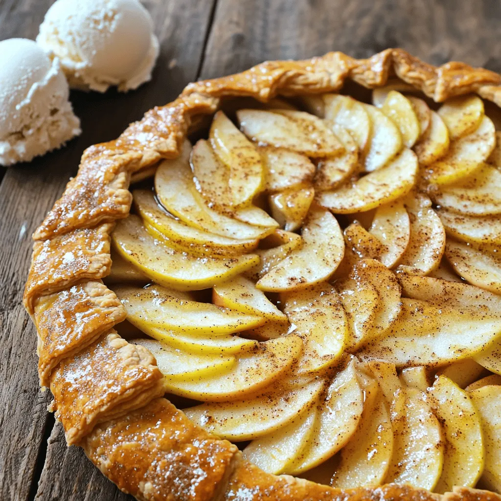 58. Rustic Apple Galette Simple and Flavorful Delight