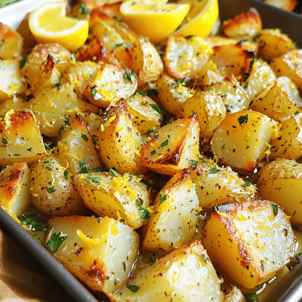 Greek Lemon Roasted Potatoes Flavorful and Easy Meal