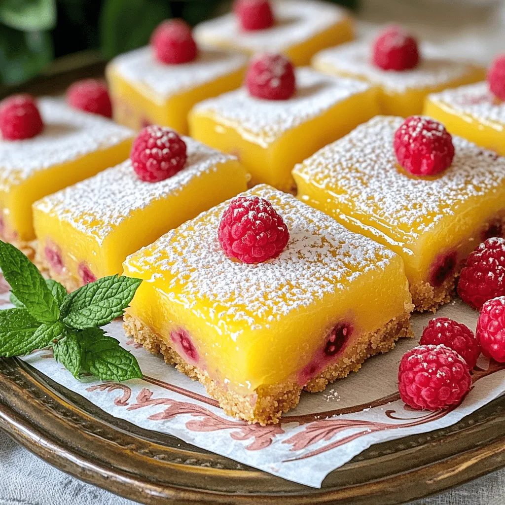 Raspberry Lemonade Bars Irresistible Summer Treat