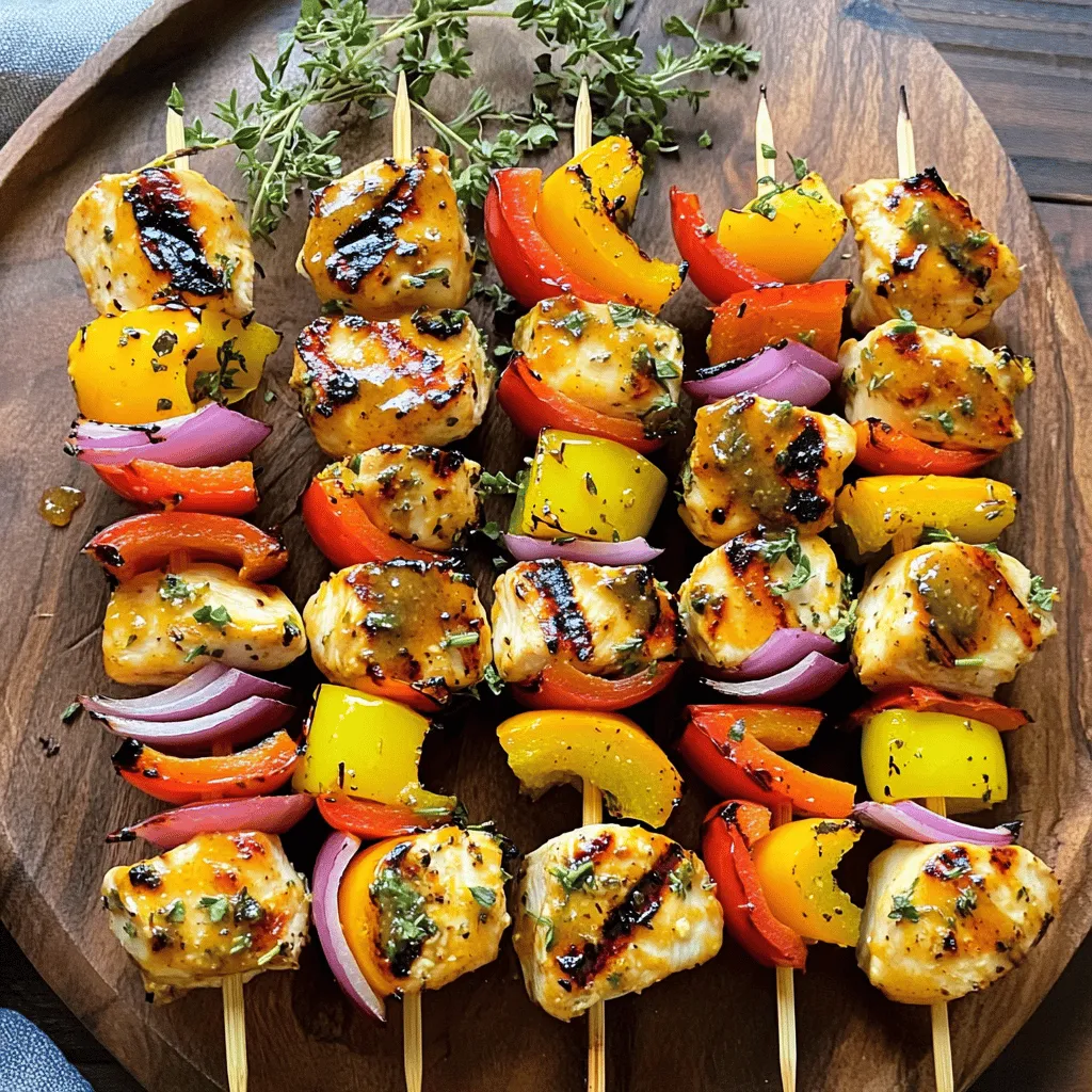 Honey Mustard Chicken Skewers Juicy and Simple Delight