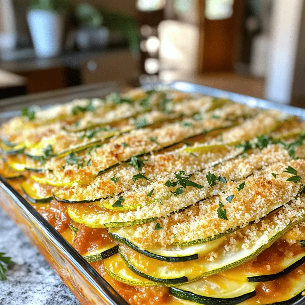 Zucchini Parmesan Bake Fresh and Flavorful Dish